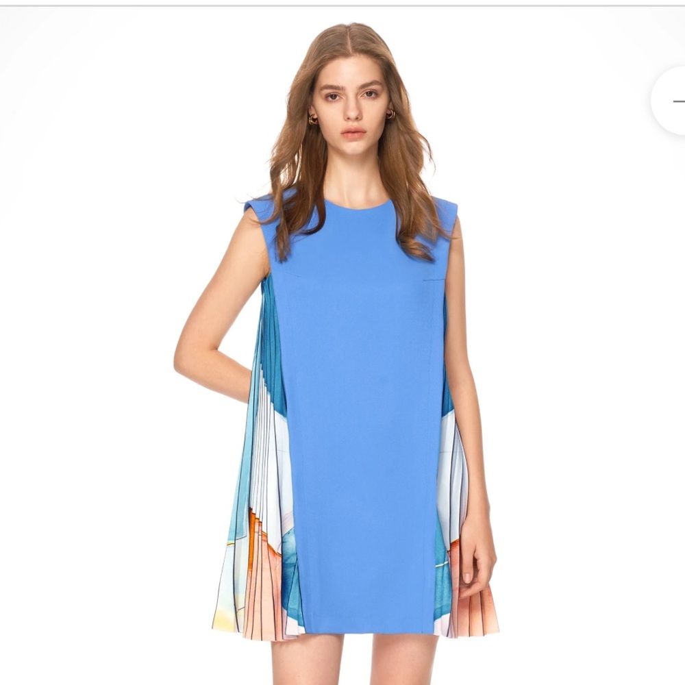 Saturday Club Pleated Dress
